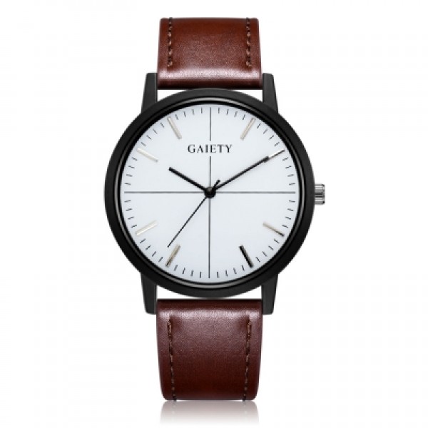 GAIETY G488 Men\'s Leather Business Watch